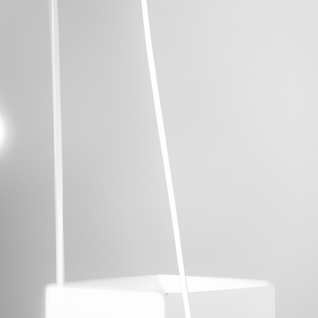 Minimalistische fine‑art foto met zachte witte lijnen en licht